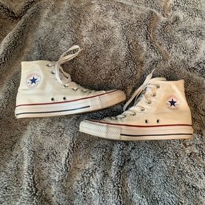 White Converse High Tops Mens/Women’s